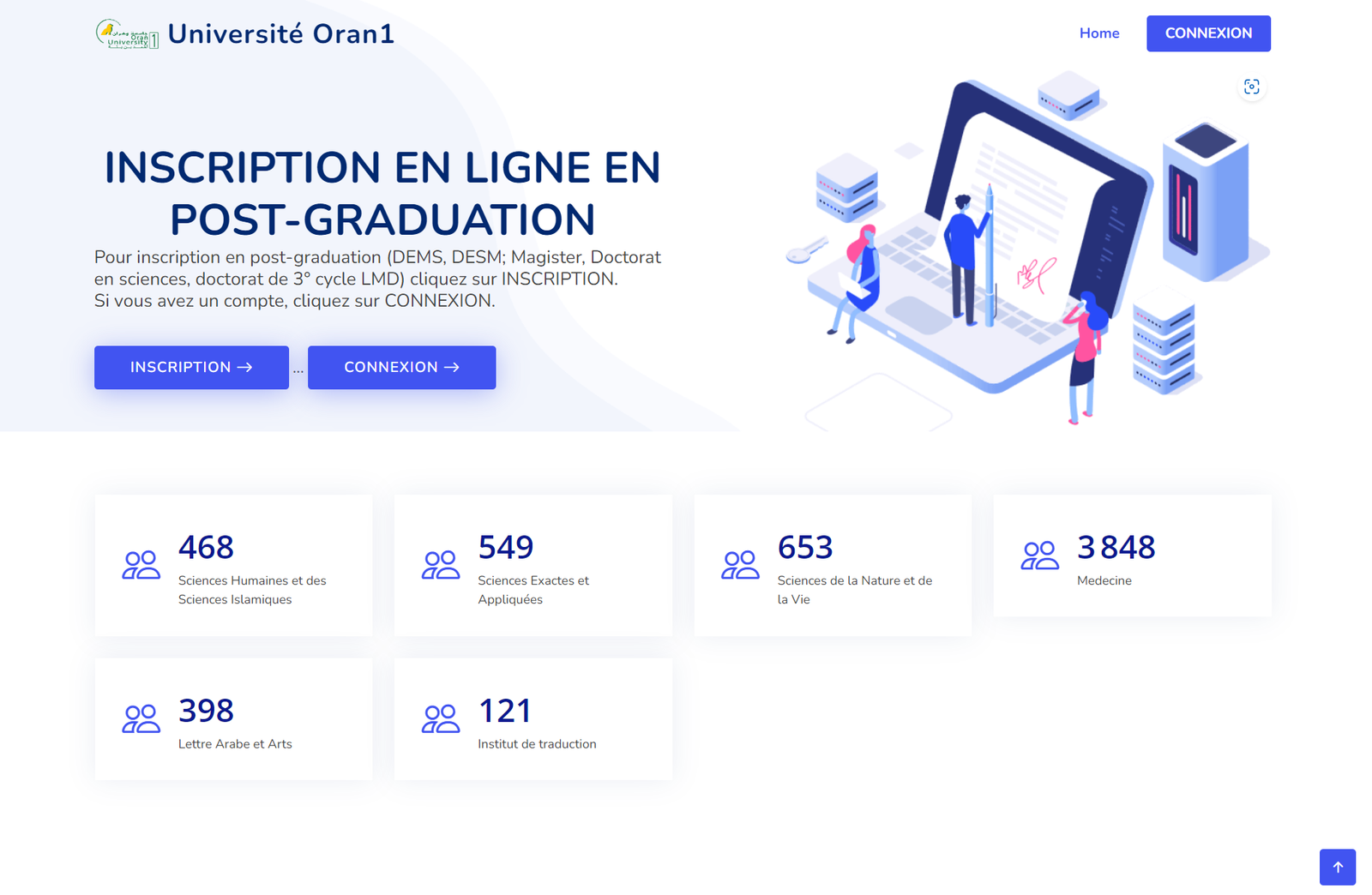 Plateforme d'Inscription et de Réinscription au Doctorat