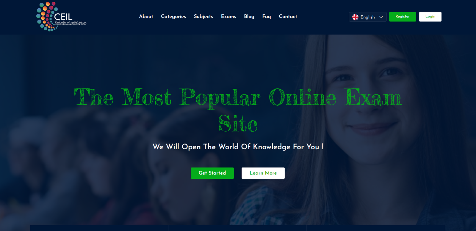 Site Web du Centre d'Enseignement Intensif des Langues