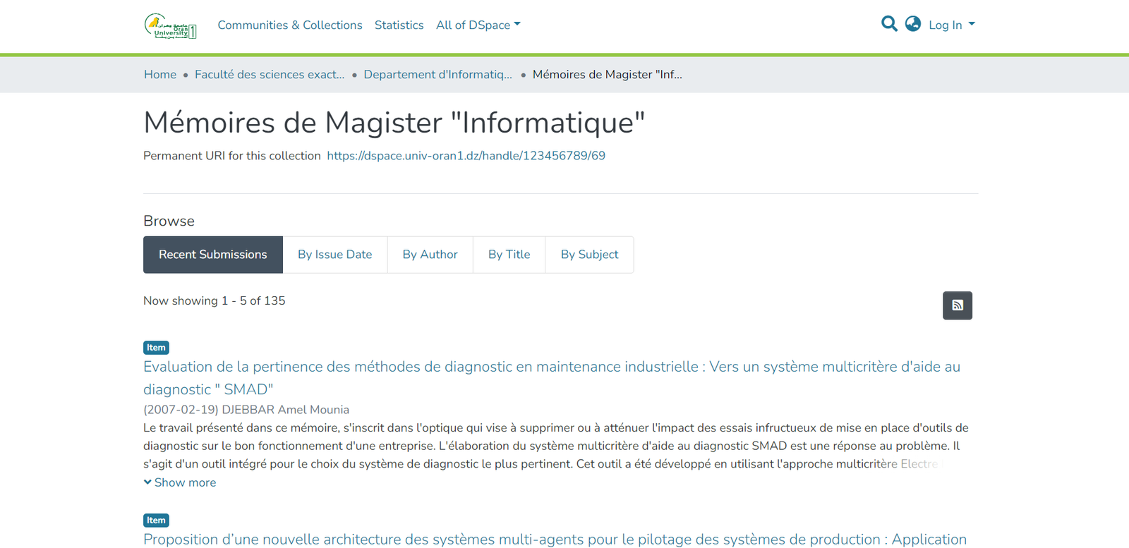 Déploiement et Automatisation de DSpace